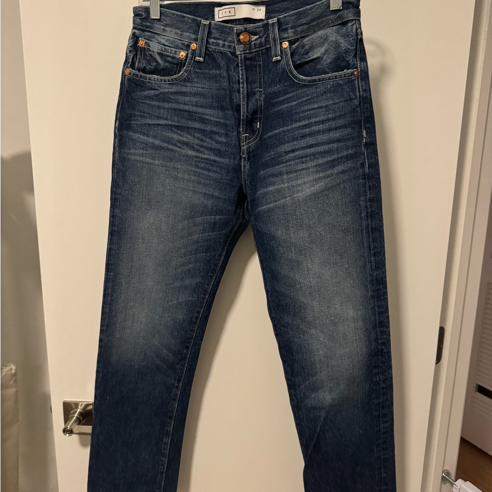 AYR Dark Blue Straight Jeans